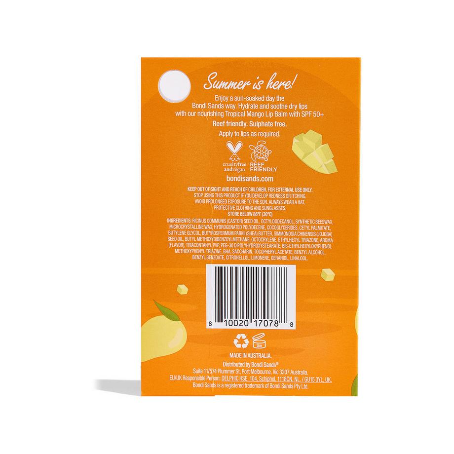 Bondi Sands  Lip Balm Mango SPF 50+  