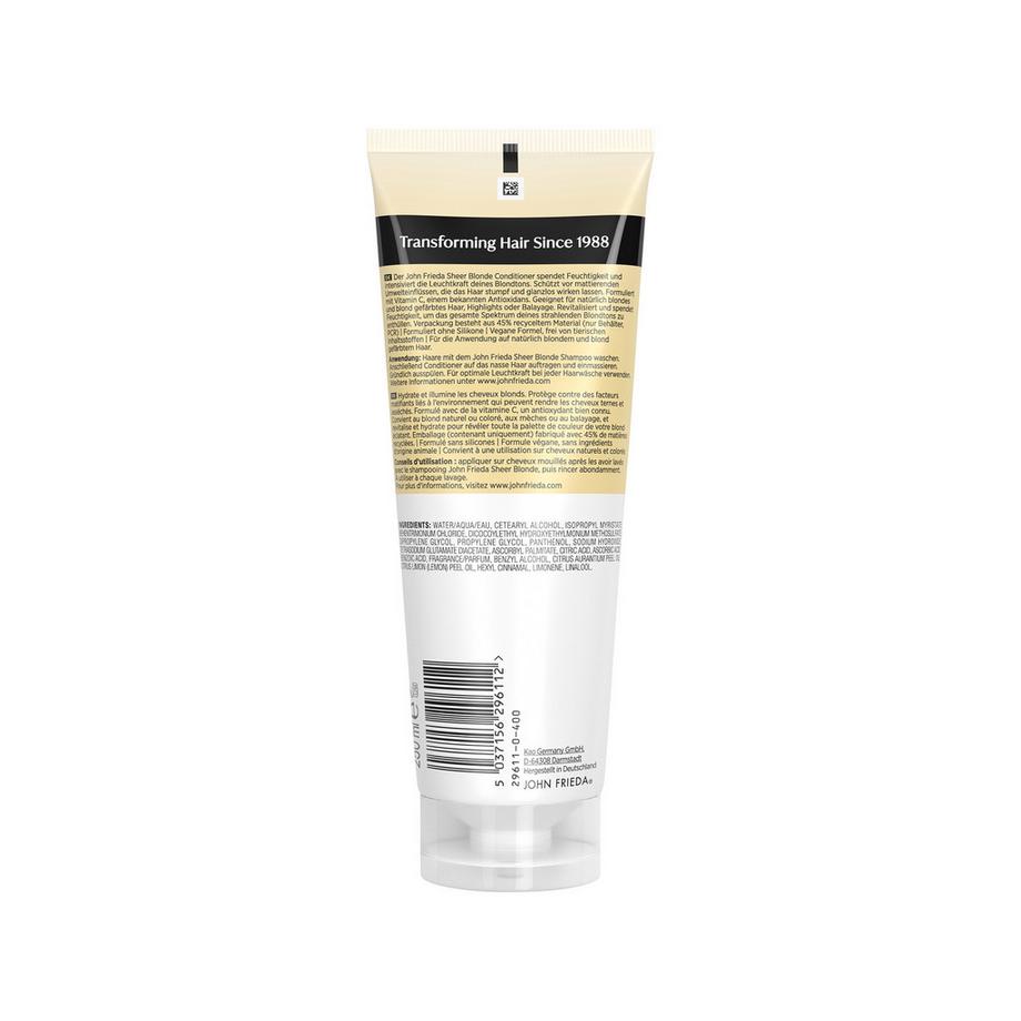 JOHN FRIEDA  Sheer Blonde Refresh&Shine Conditioner 