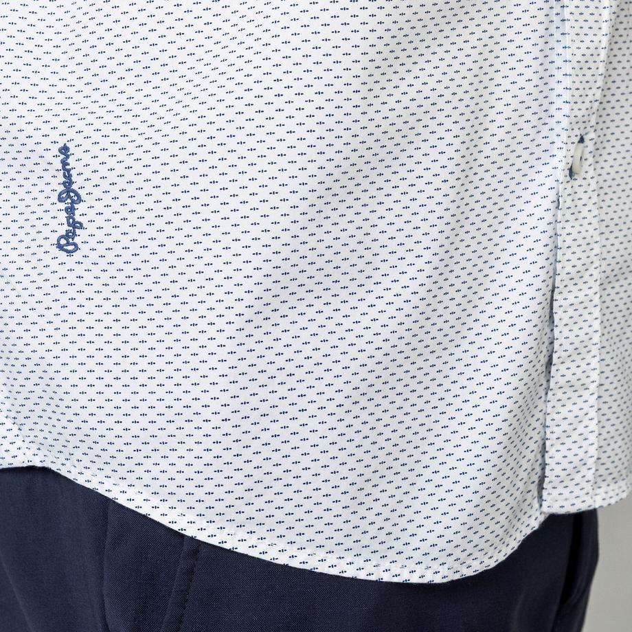 Pepe Jeans London Chemise Manches Longues Micro Motif  