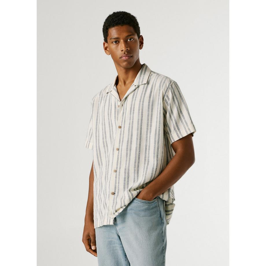 Pepe Jeans London Chemise à manches courtes rayée  