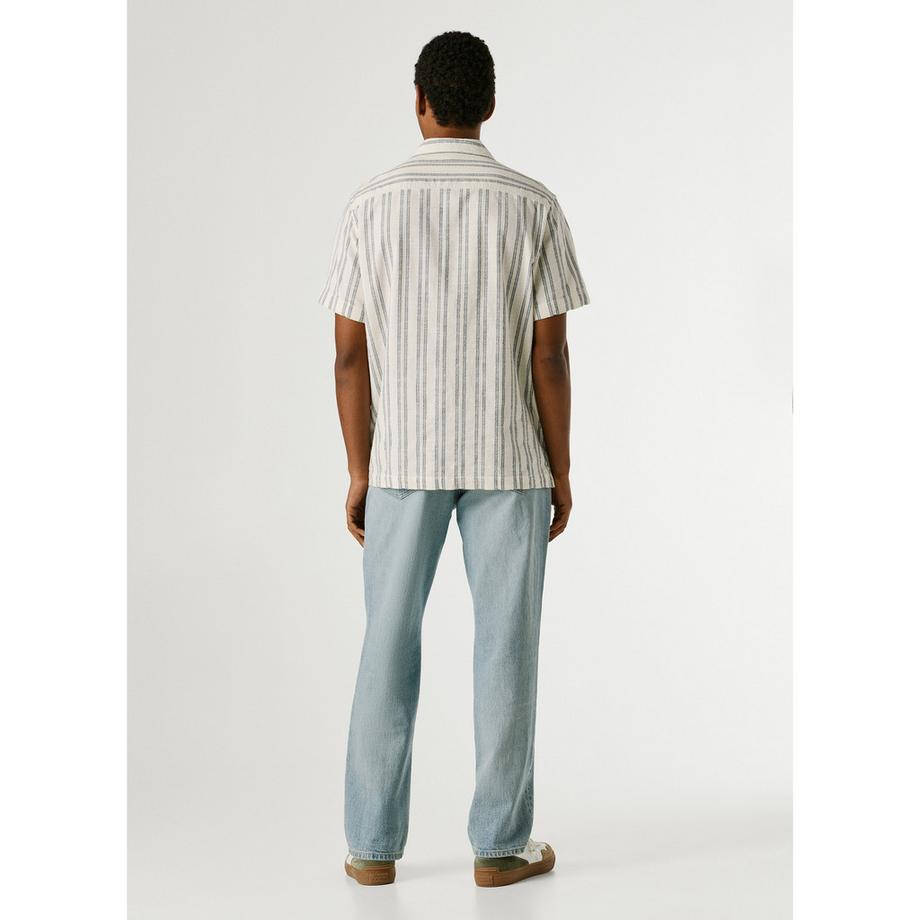 Pepe Jeans London Chemise à manches courtes rayée  