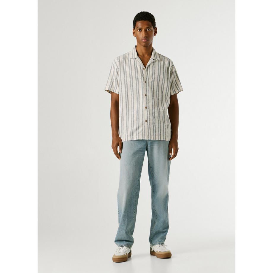 Pepe Jeans London Chemise à manches courtes rayée  