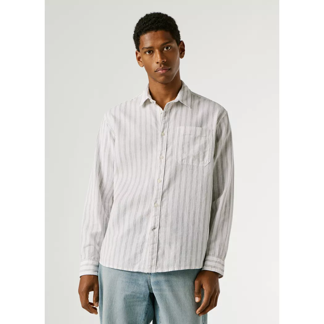 Pepe Jeans London - Hemd, für Herren, Elfenbein, Größe M