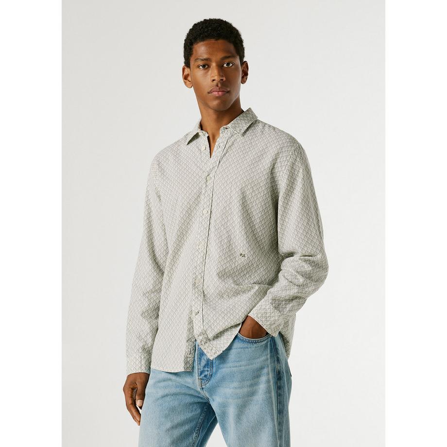 Pepe Jeans London Camicia a maniche lunghe fantasia  