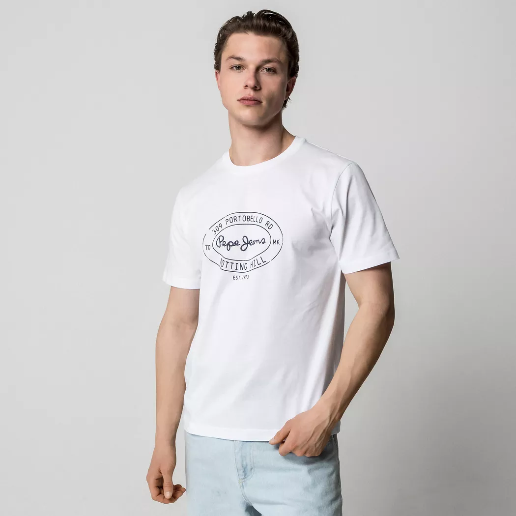 Pepe Jeans London - T-Shirt, für Herren, Weiss, Größe M