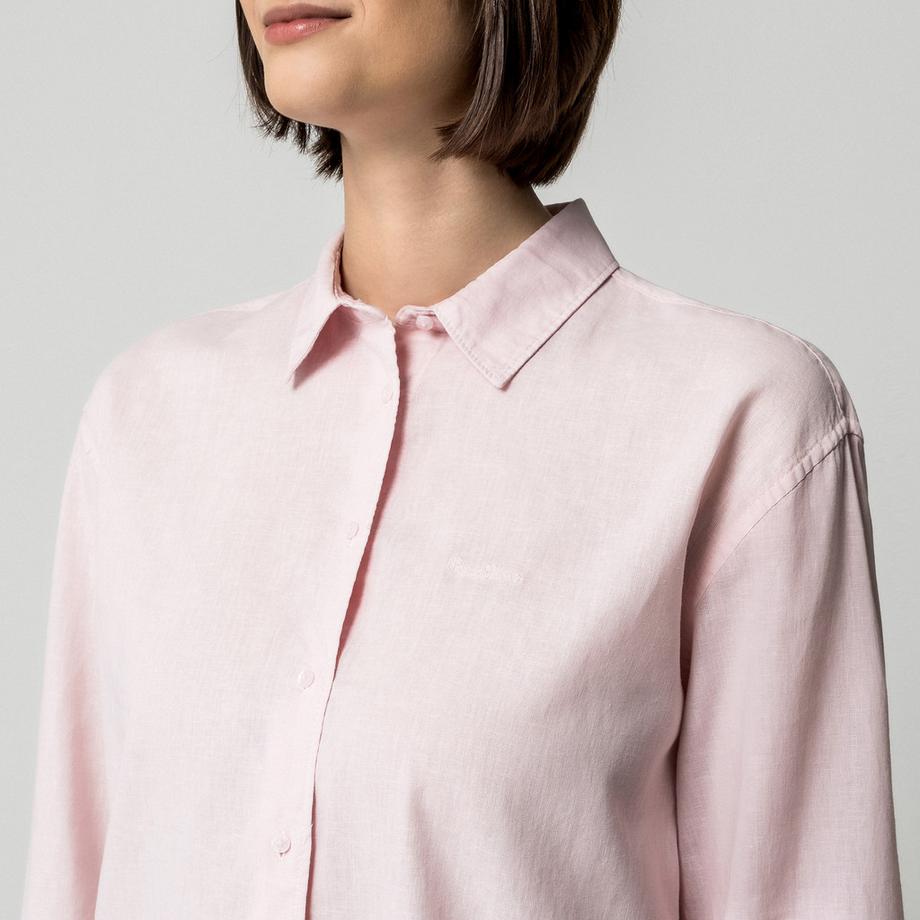 Pepe Jeans London Blouse à manches longues à boutons  
