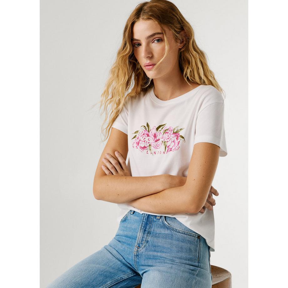 Pepe Jeans London T-Shirt avec imprimé floral London  