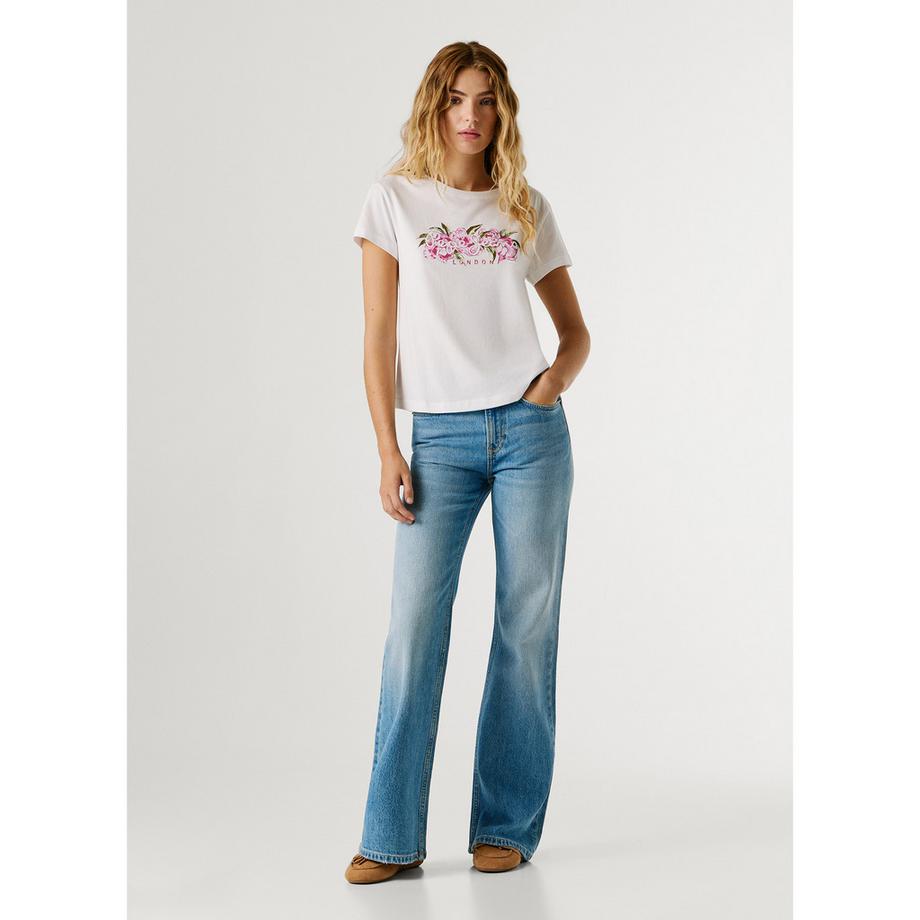 Pepe Jeans London T-Shirt avec imprimé floral London  