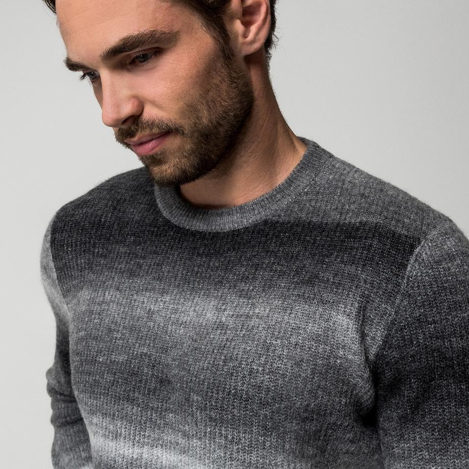 Manor Man Maglione a maglia sfumata  