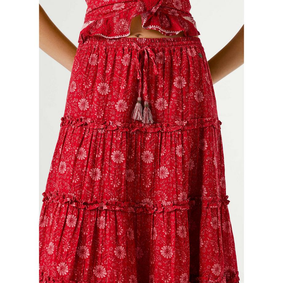 Pepe Jeans London Rock mit Blumenmuster und Stufen  