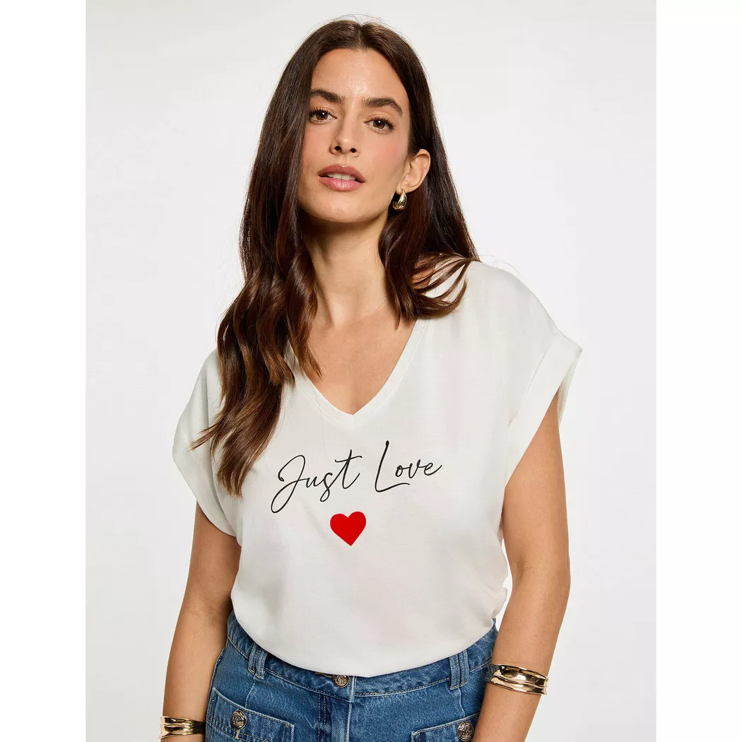 Morgan - T-Shirt, für Damen, Leinen, Größe M 3