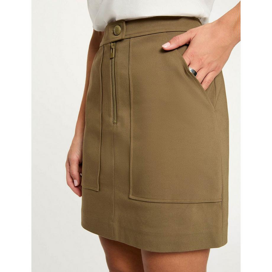 MORGAN Minigonna con cerniera e tasche  