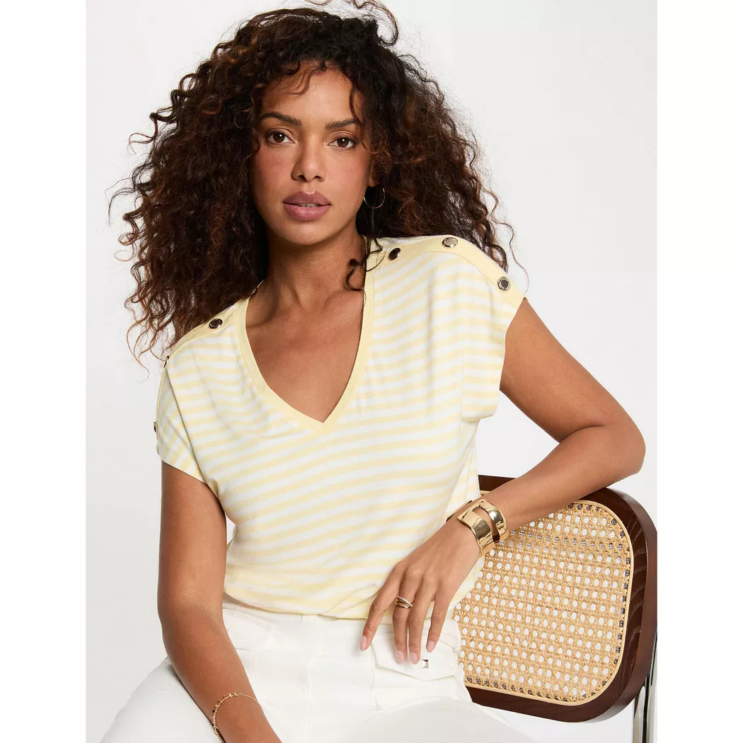 Morgan - T-Shirt, für Damen, Multicolor, Größe XL 2