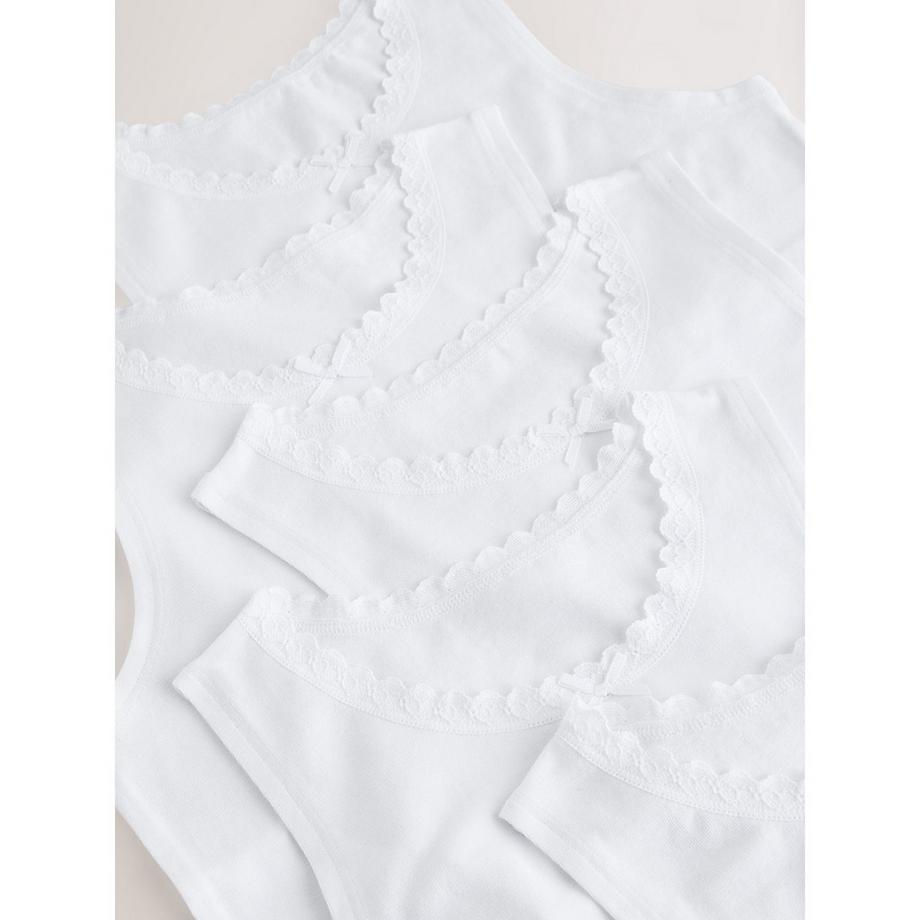 Next Tanktop mit Spitzenbesatz  