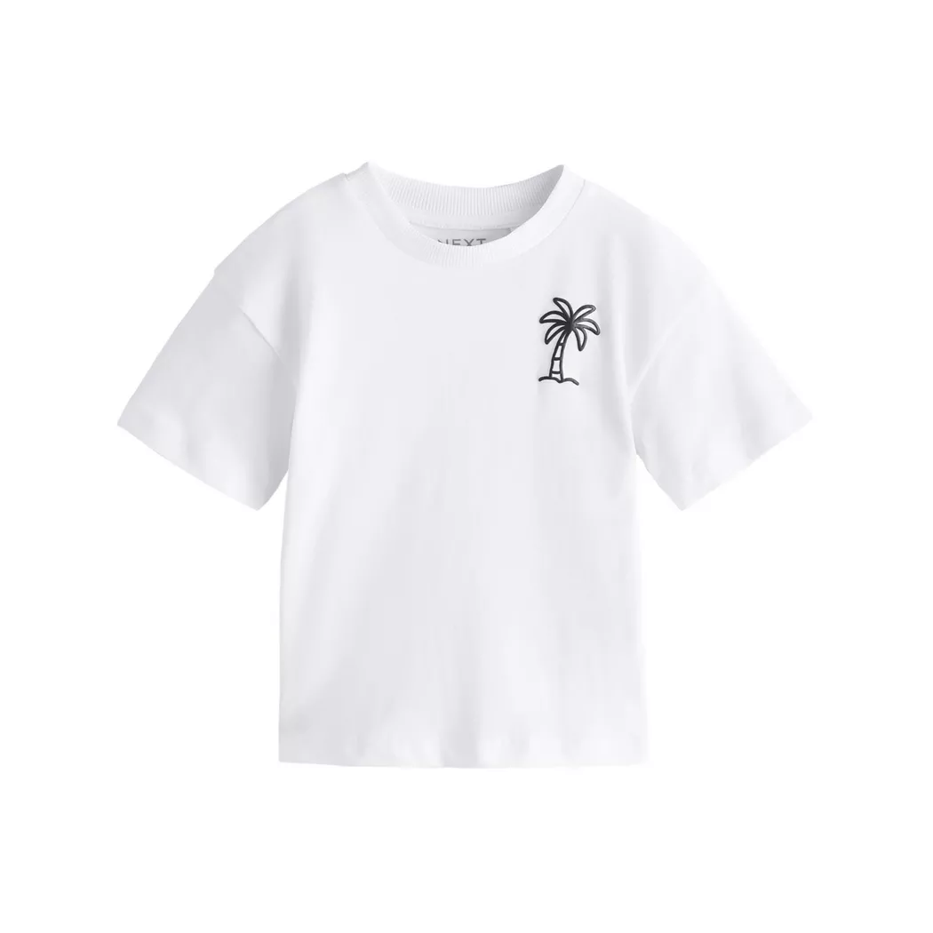 Next - T-Shirt, 3-4A, Weiss 2