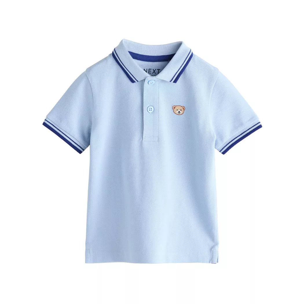 Next - Polo Shirt, 3-4A, Hellblau