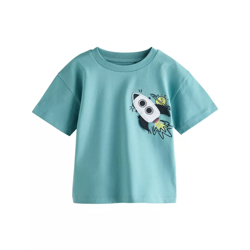 Next - T-Shirt, 2-3A, Blau