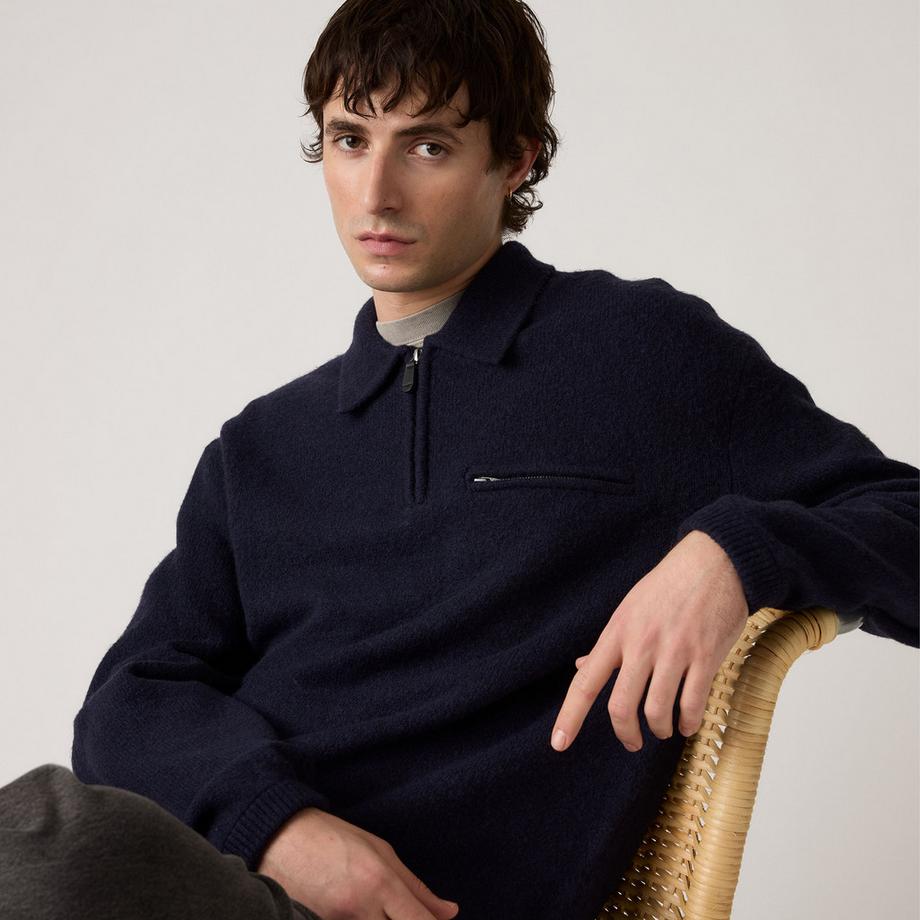 Levi's® Pullover Col Demi-Zip  