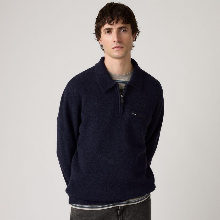 Levi's® Pullover Col Demi-Zip  
