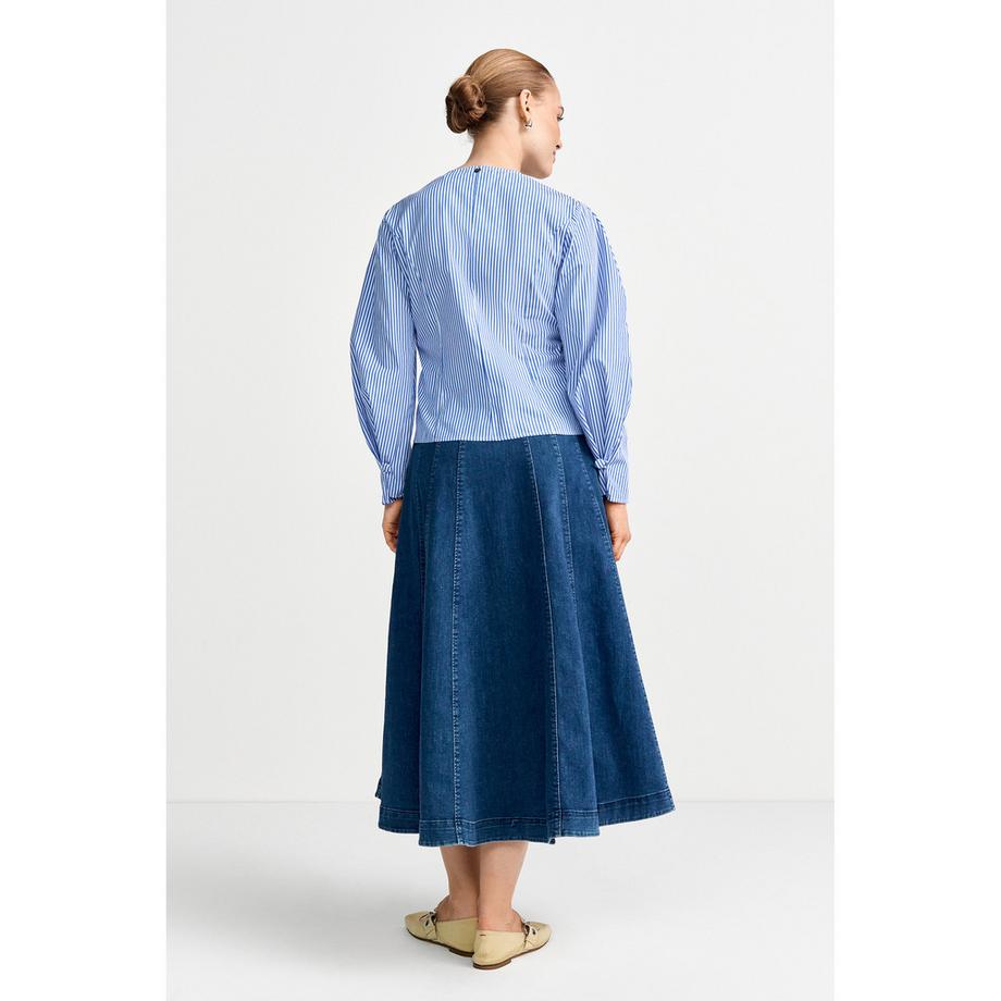 Rich & Royal Gonna Midi in Denim  