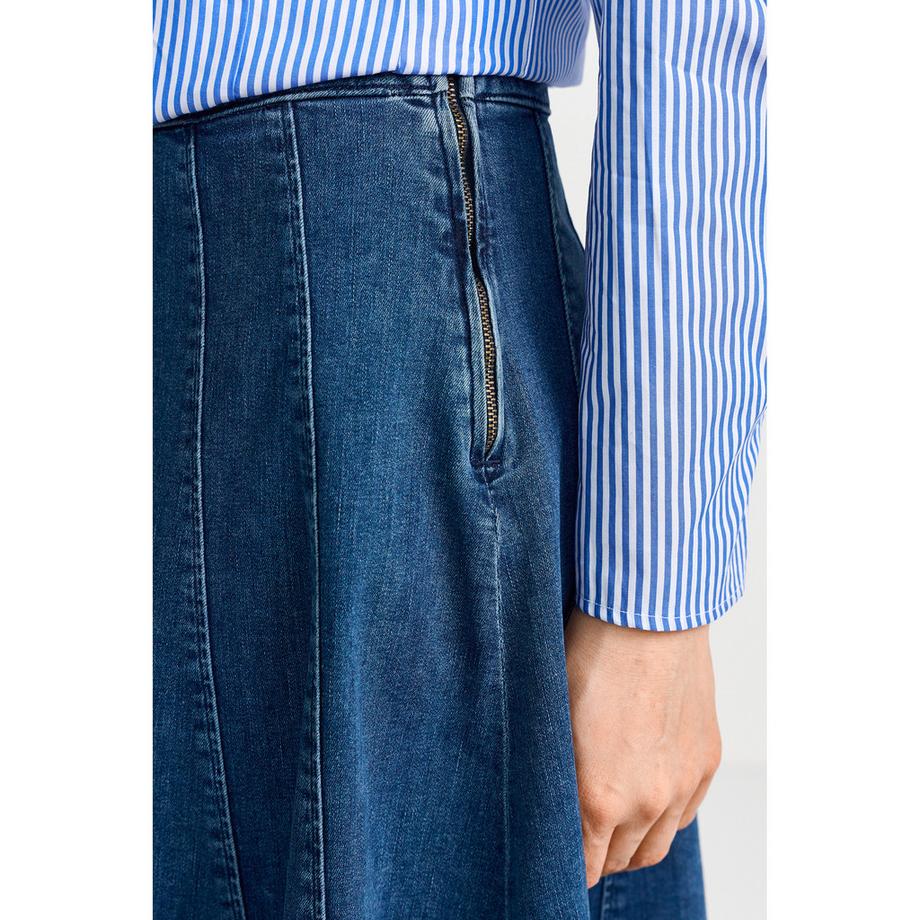 Rich & Royal Gonna Midi in Denim  