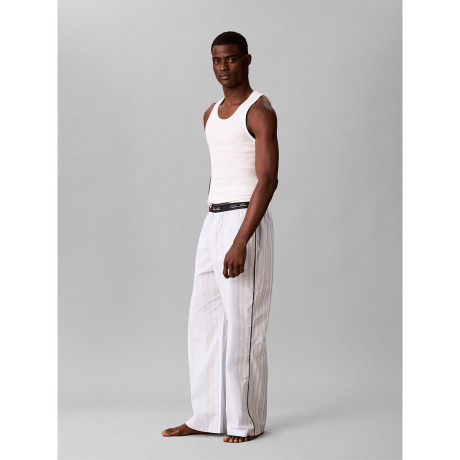 Calvin Klein Cotton Poplin Graphi Pantalon de pyjama  