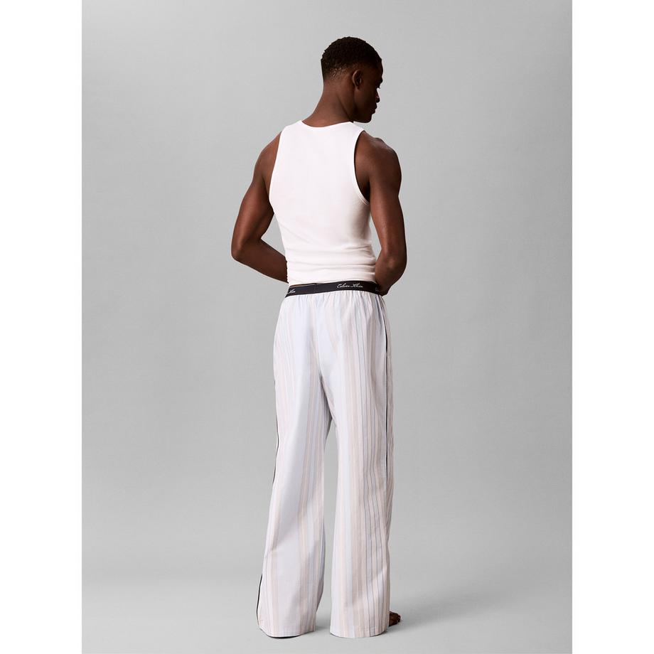 Calvin Klein Cotton Poplin Graphi Pantalon de pyjama  
