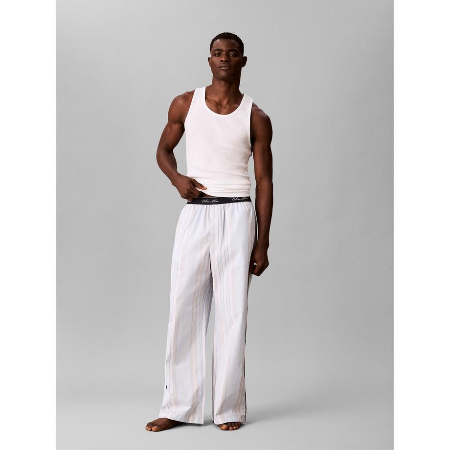 Calvin Klein Cotton Poplin Graphi Pantalon de pyjama  