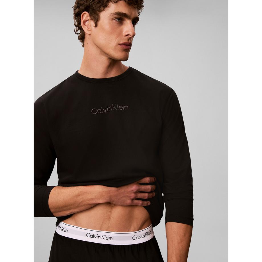 Calvin Klein Icon Cotton Stretch Set Pigiama Maniche Lunghe  