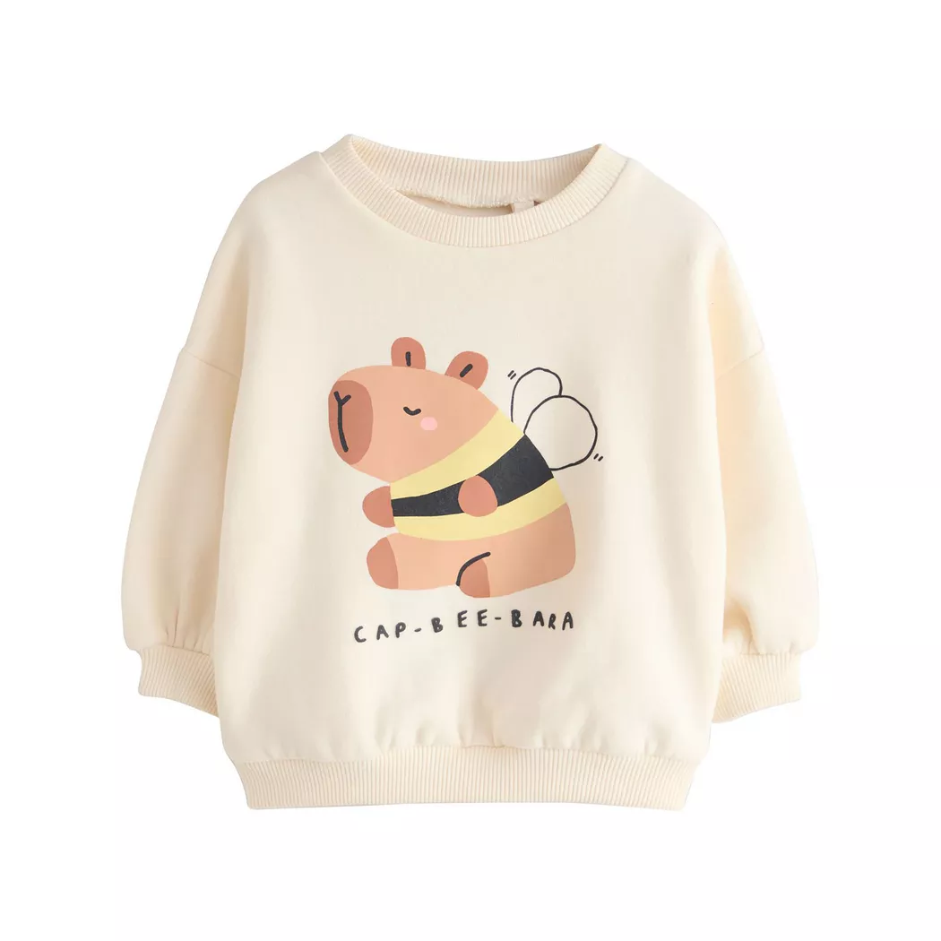 Next Sweatshirt Cream 5-6A 2
