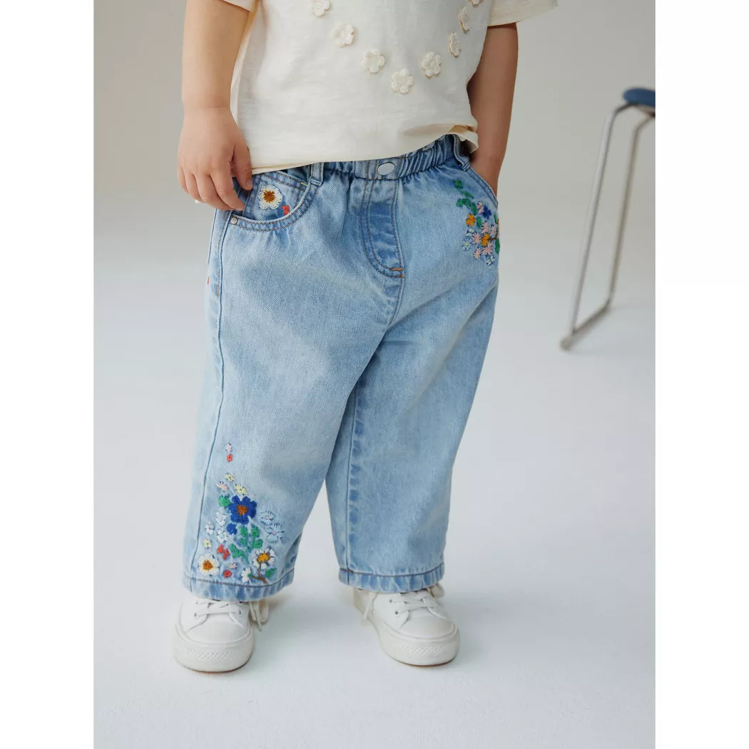 Next - Jeans, 2-3A, Hellblau Denim
