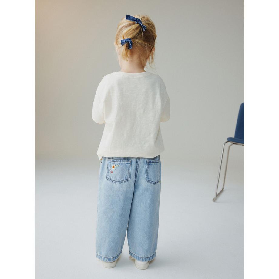 Next Jeans ricamati floreali  