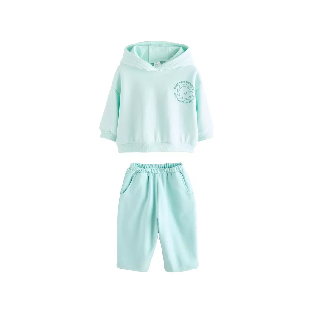 Next - Set: Sweatshirt & Jogginghose, 4-5A, Blau