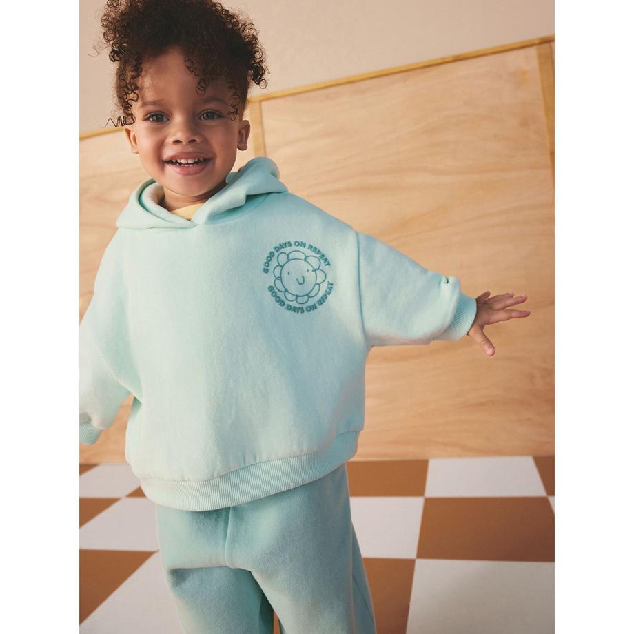 Next Set Felpa con Cappuccio e Pantaloni da Jogging  