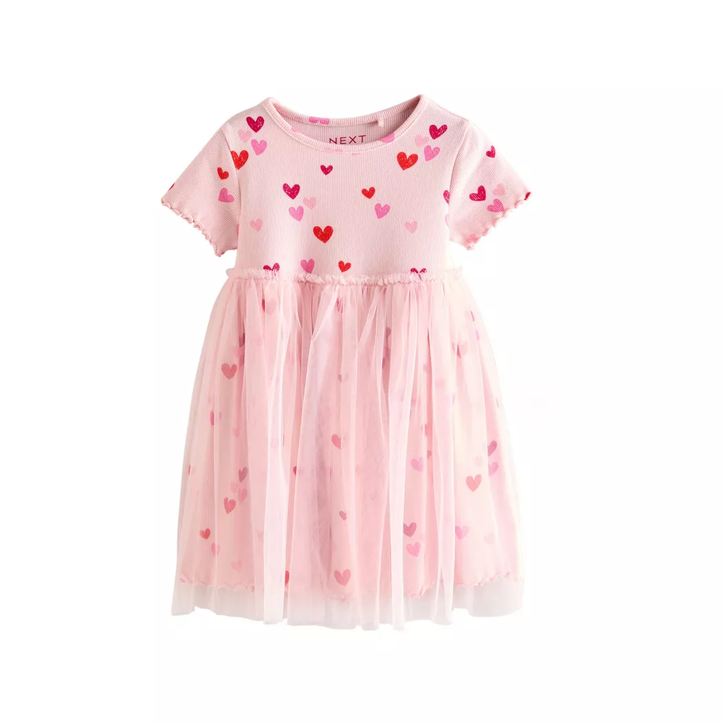 Next Dress 2-3A Pink 2