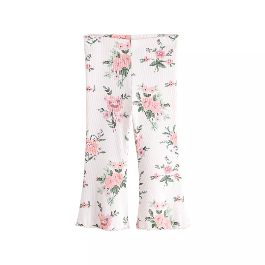 Next Leggings White Printed 3-4A 2