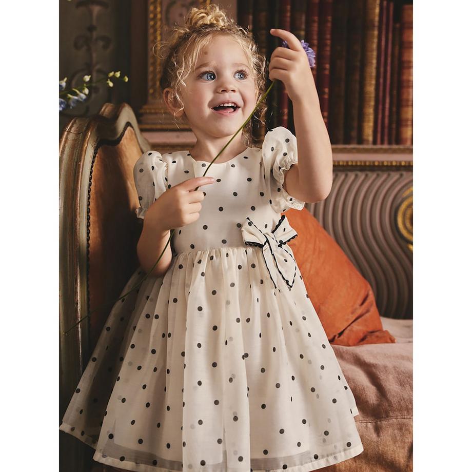 Next Vestito a pois a maniche corte  