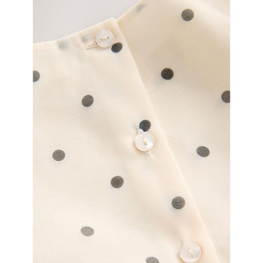 Next Vestito a pois a maniche corte  