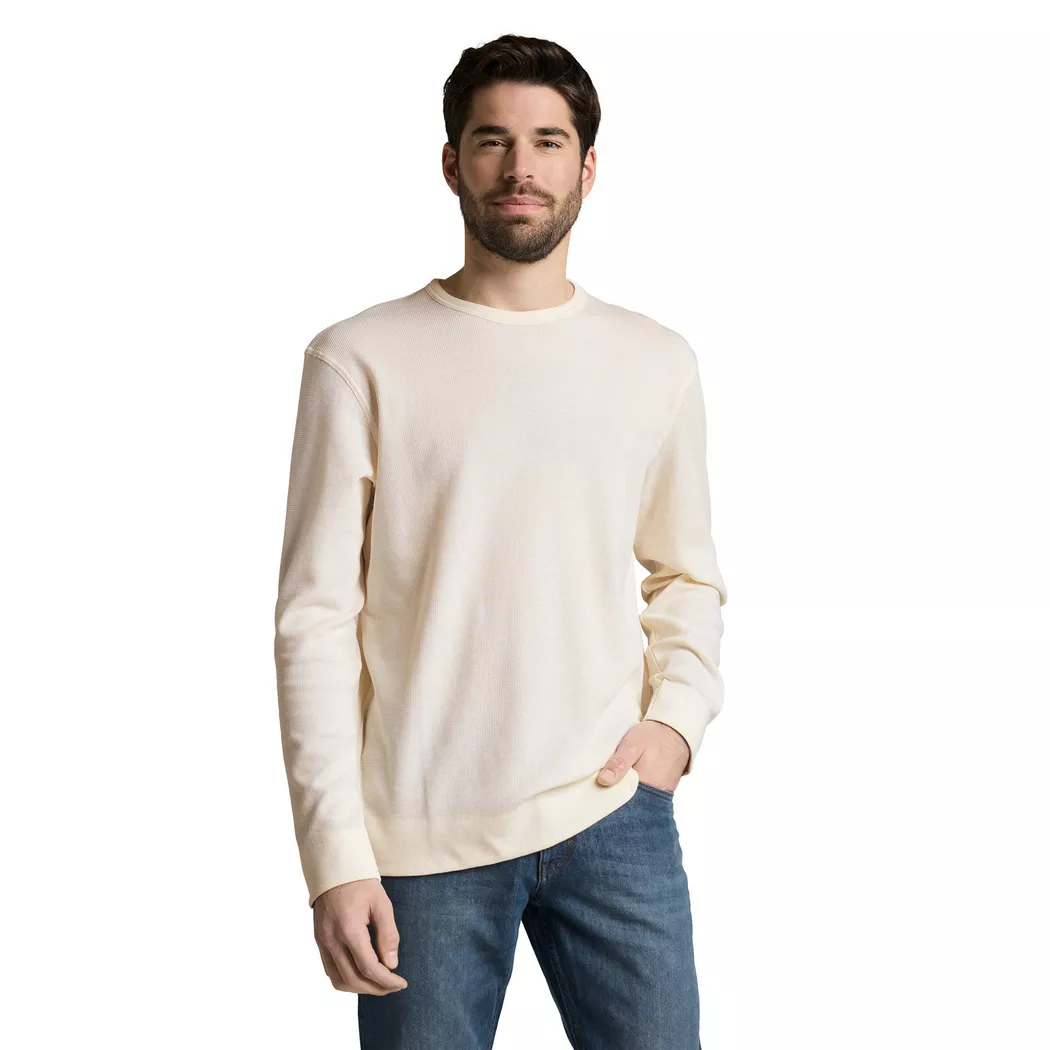 Tom Tailor T-shirt à Manches Longues 1051900 Gardenia White M Homme