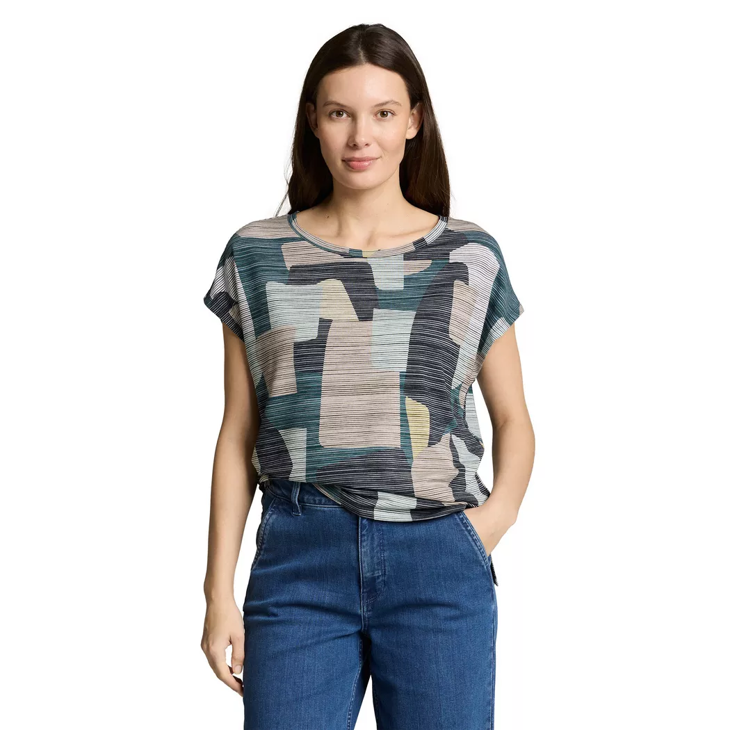 Tom Tailor - T-Shirt, für Damen, Multicolor, Größe M