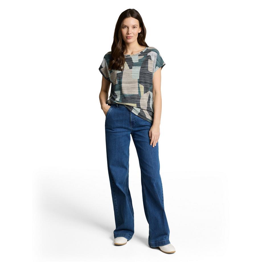 TOM TAILOR T-shirt imprimé à manches courtes  