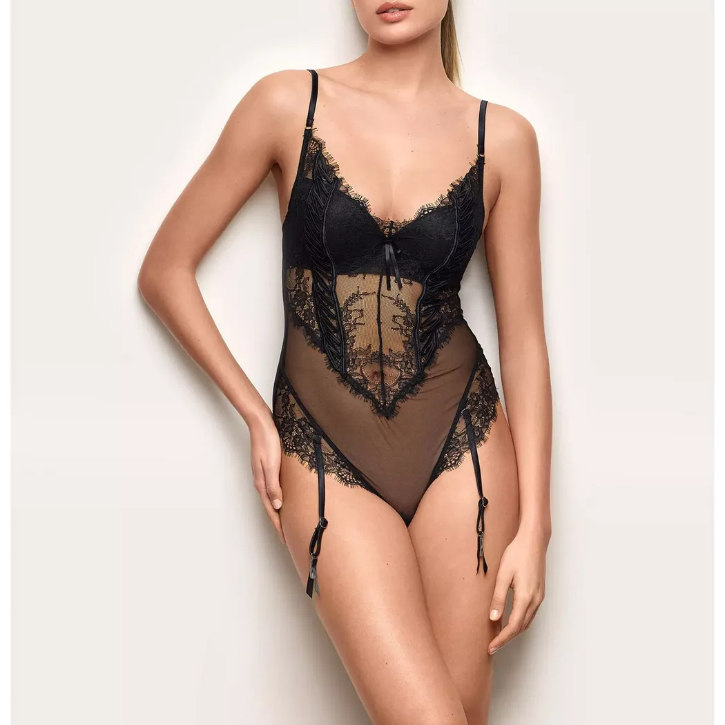 Yamamay - Body, für Damen, Black, Größe 36