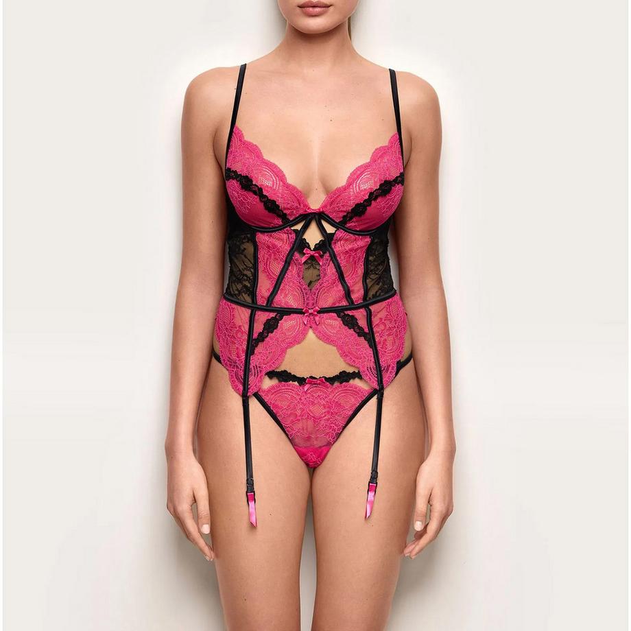 Yamamay Corsage en dentelle avec porte-jarretelles  