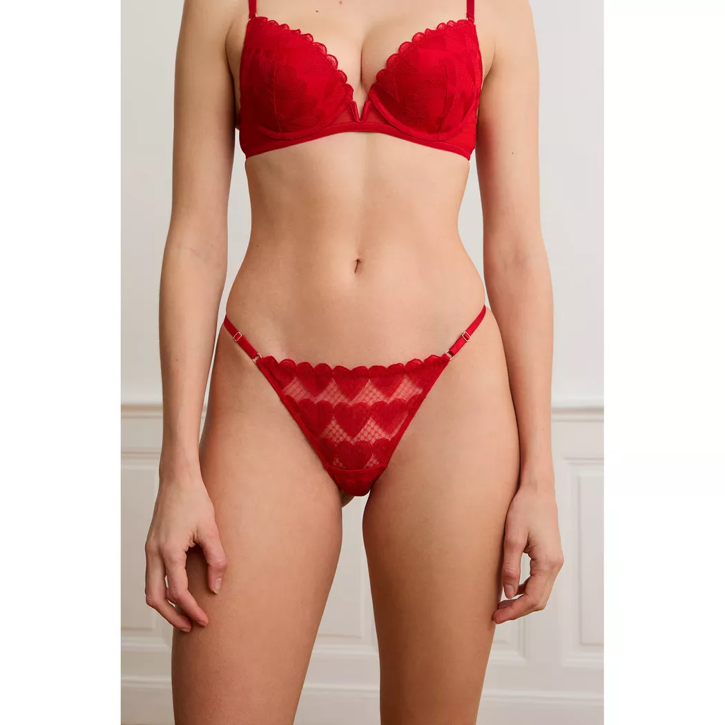Etam - String, für Damen, Rot, Größe 42