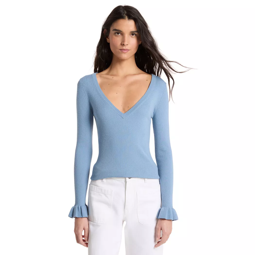 Michael Kors - Pullover, für Damen, Hellblau, Größe S