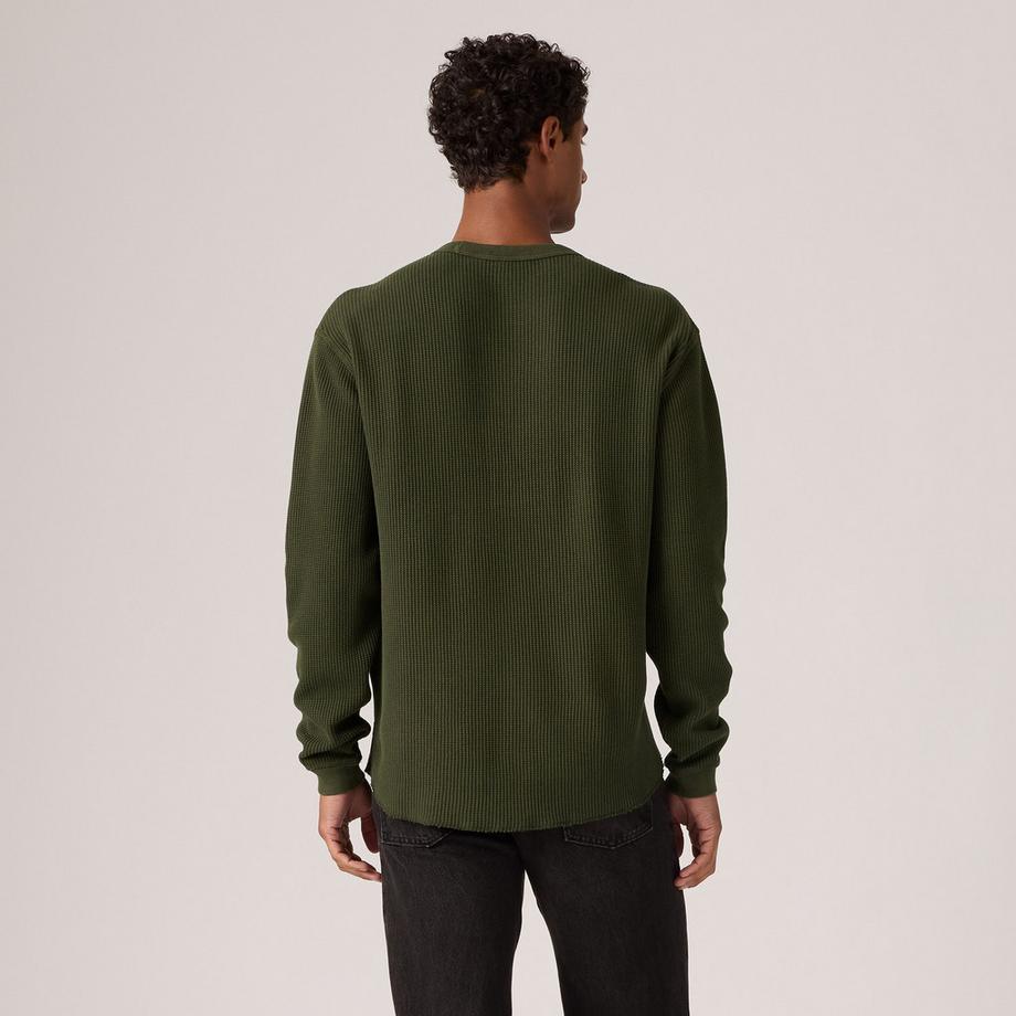 Levi's® T-shirt à manches longues en tricot waffle  