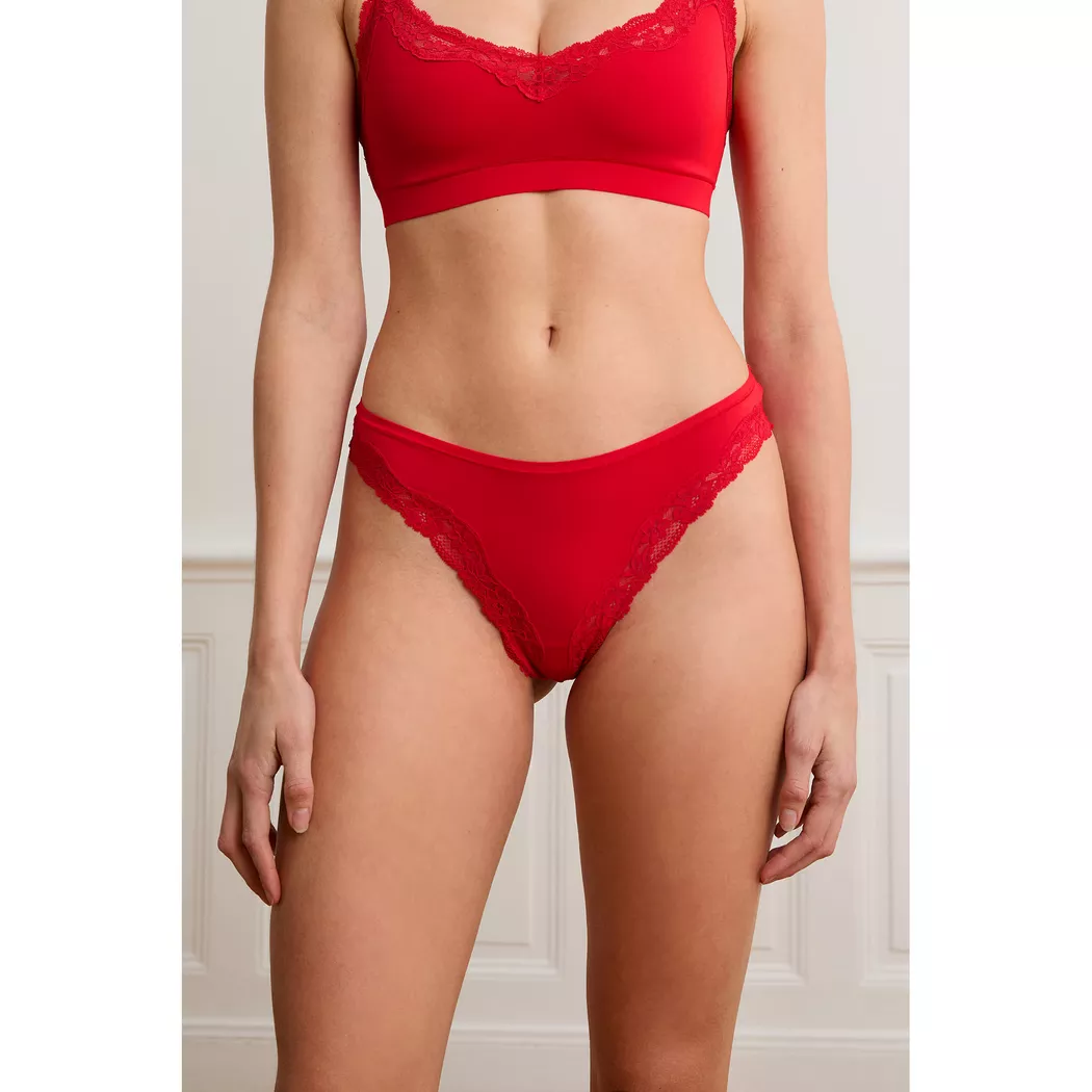 Etam - Tanga, für Damen, Rot, Größe L 2