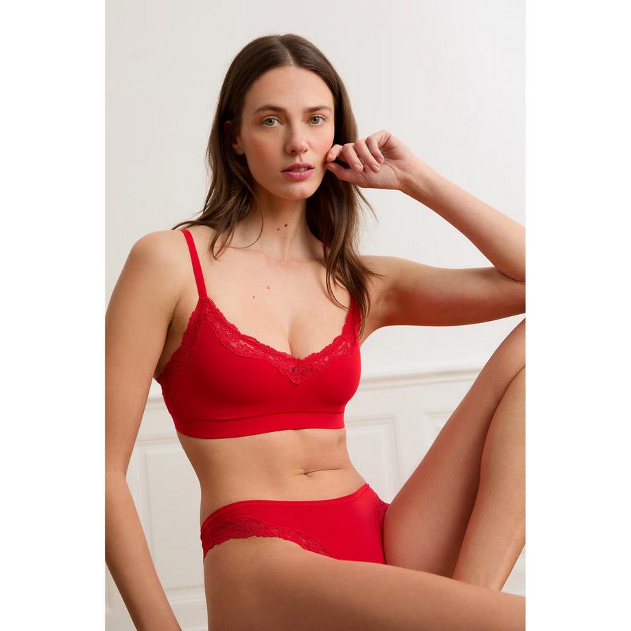 Etam Bralette Imprimé Lèvres  