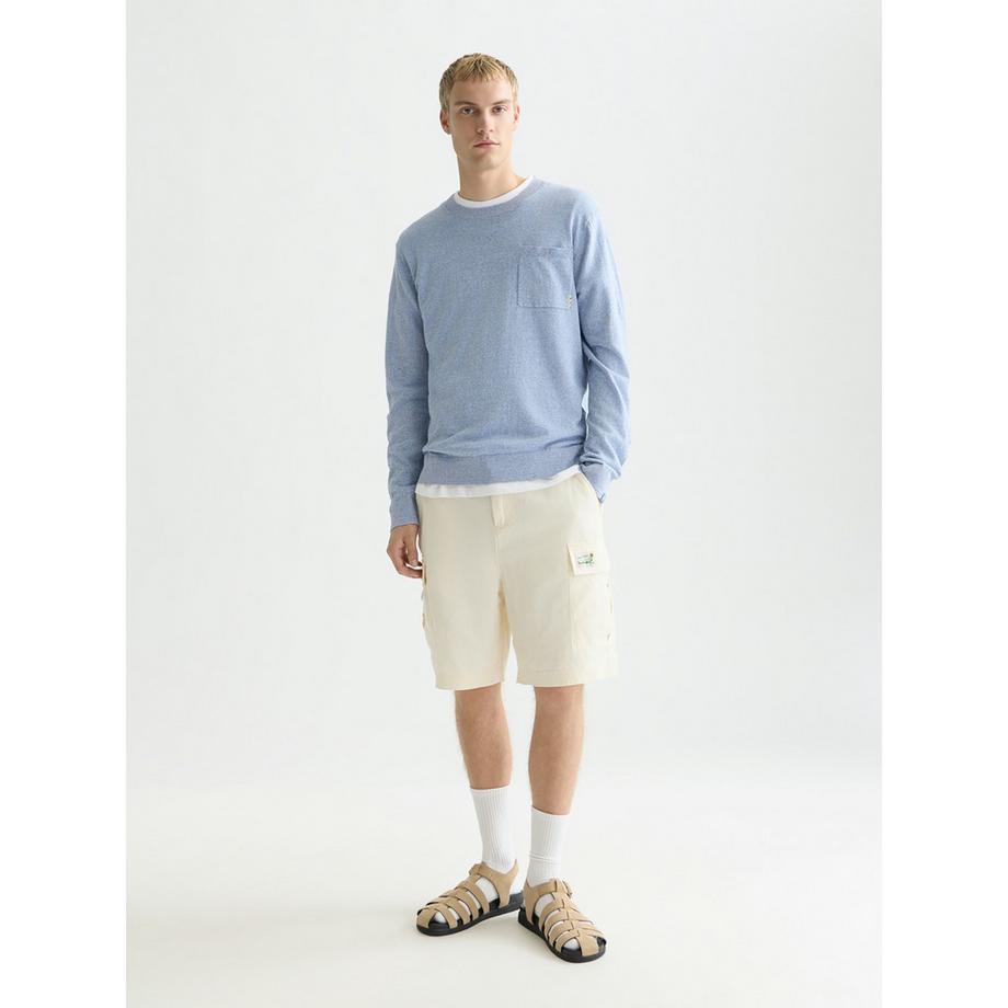 Scotch & Soda Maglione girocollo mélange con taschino sul petto  