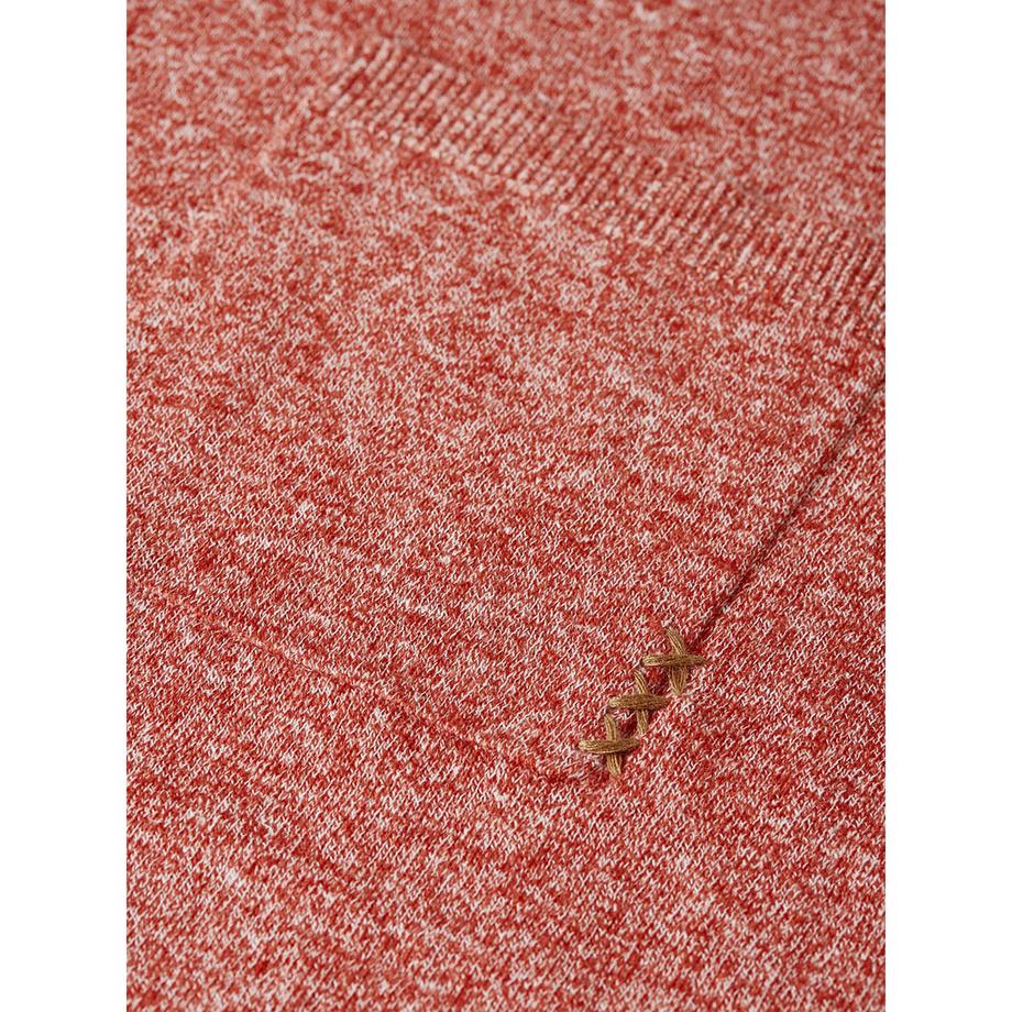 Scotch & Soda Melierter Rundhals-Pullover mit Brusttasche  